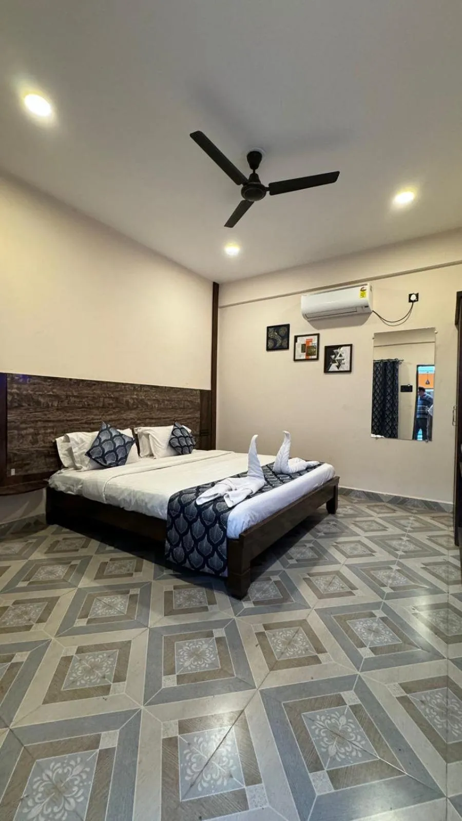 Bed in OZIBA BEACH RESORT