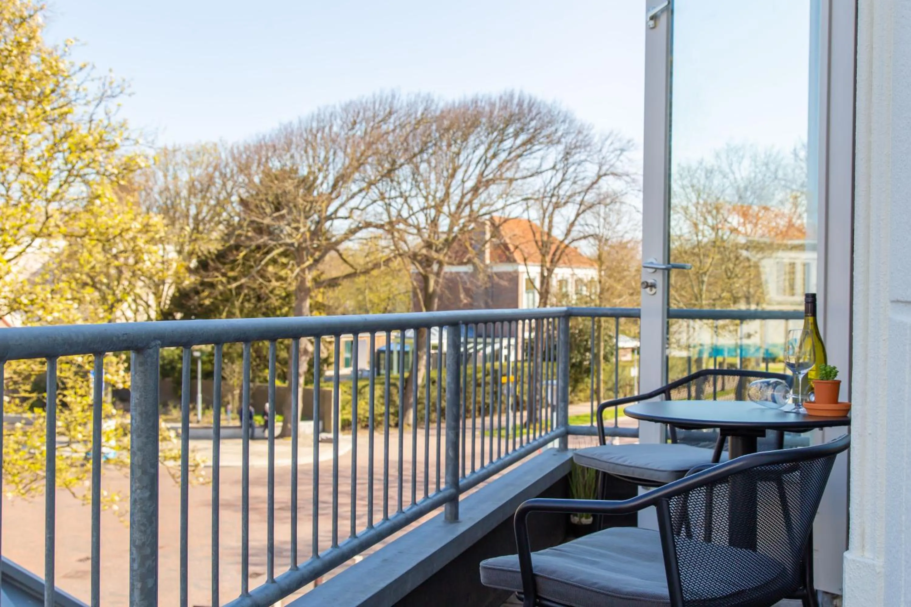 Balcony/Terrace in Hotel Pannenkoekhuis Vierwegen