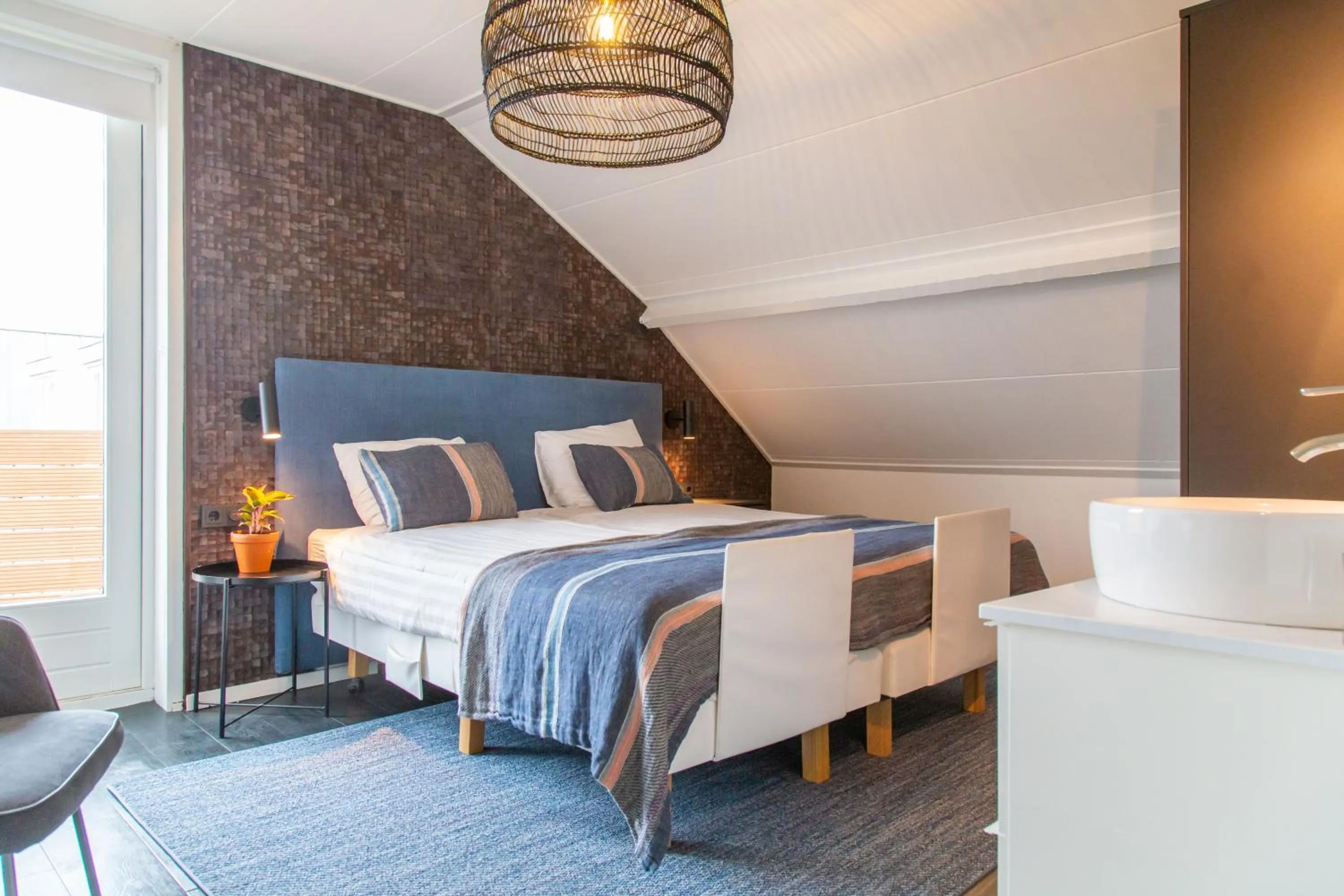 Bed in Hotel Pannenkoekhuis Vierwegen