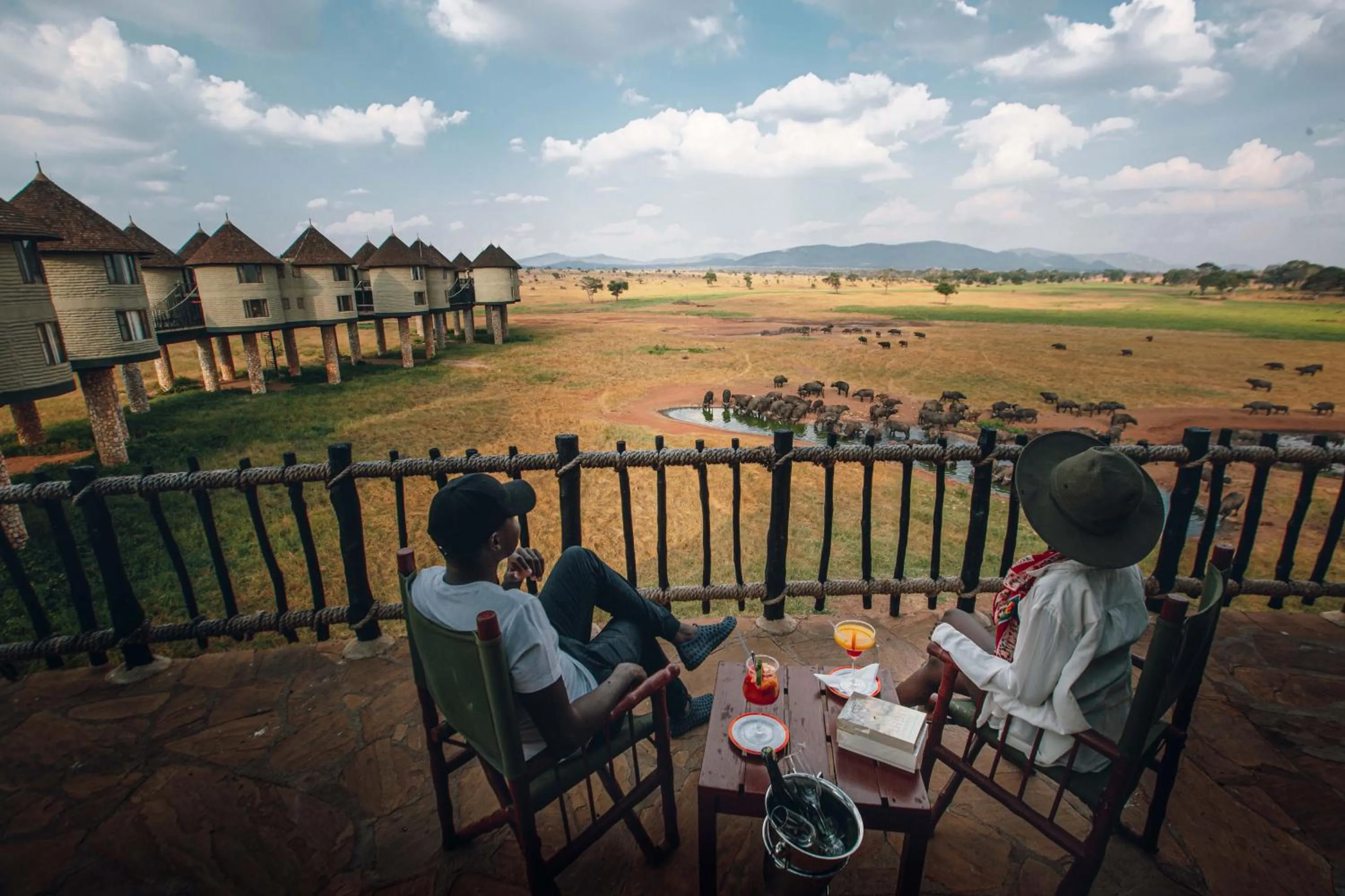 Balcony/Terrace in Salt Lick Safari Lodge