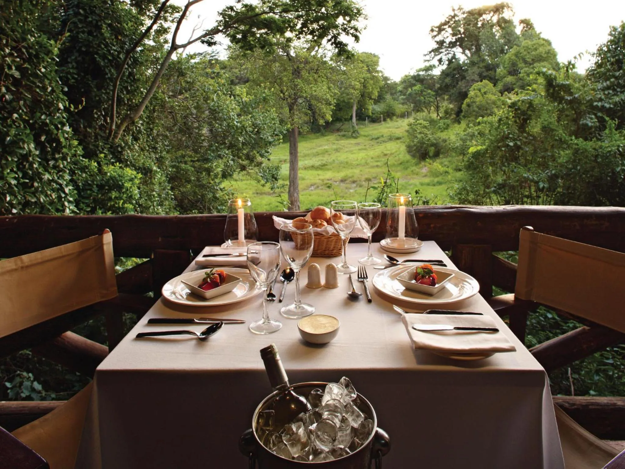 Patio in Sarova Mara Game Camp