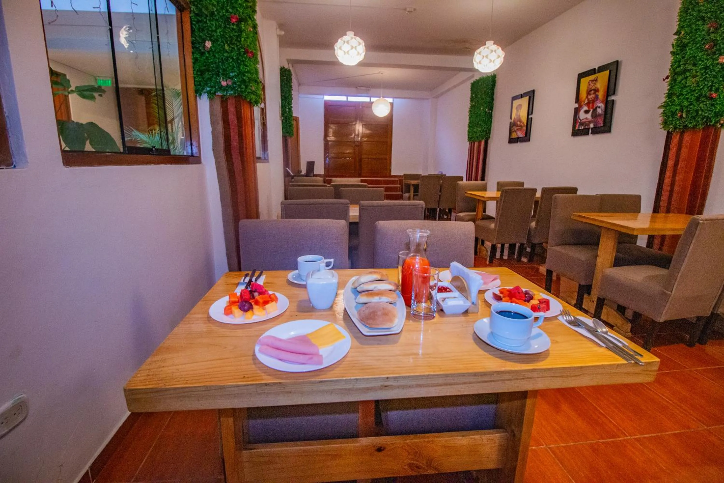 Continental breakfast in Munay Ñusta Cusco