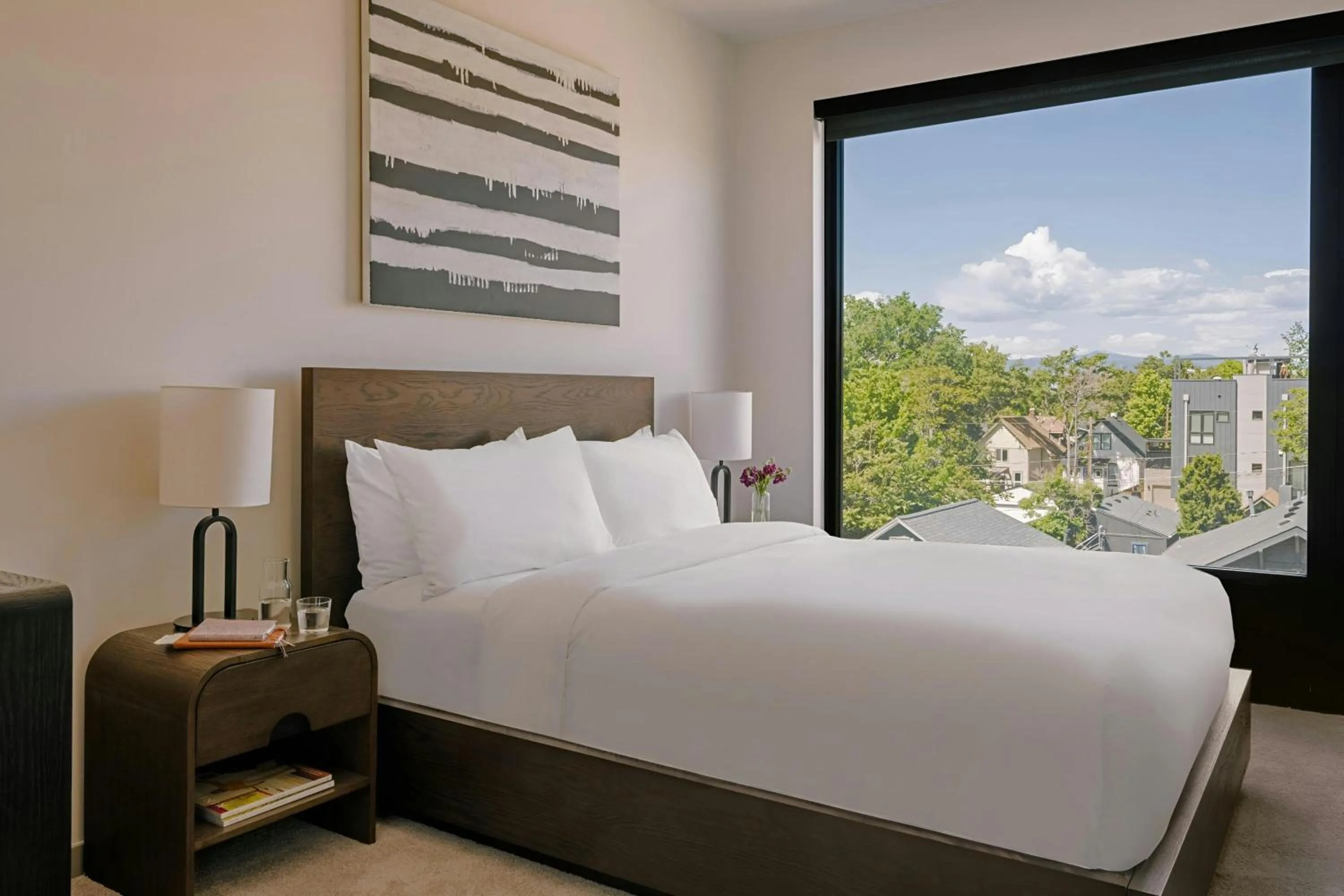 Bedroom, Bed in Sonder Skyline Apartments LoHi