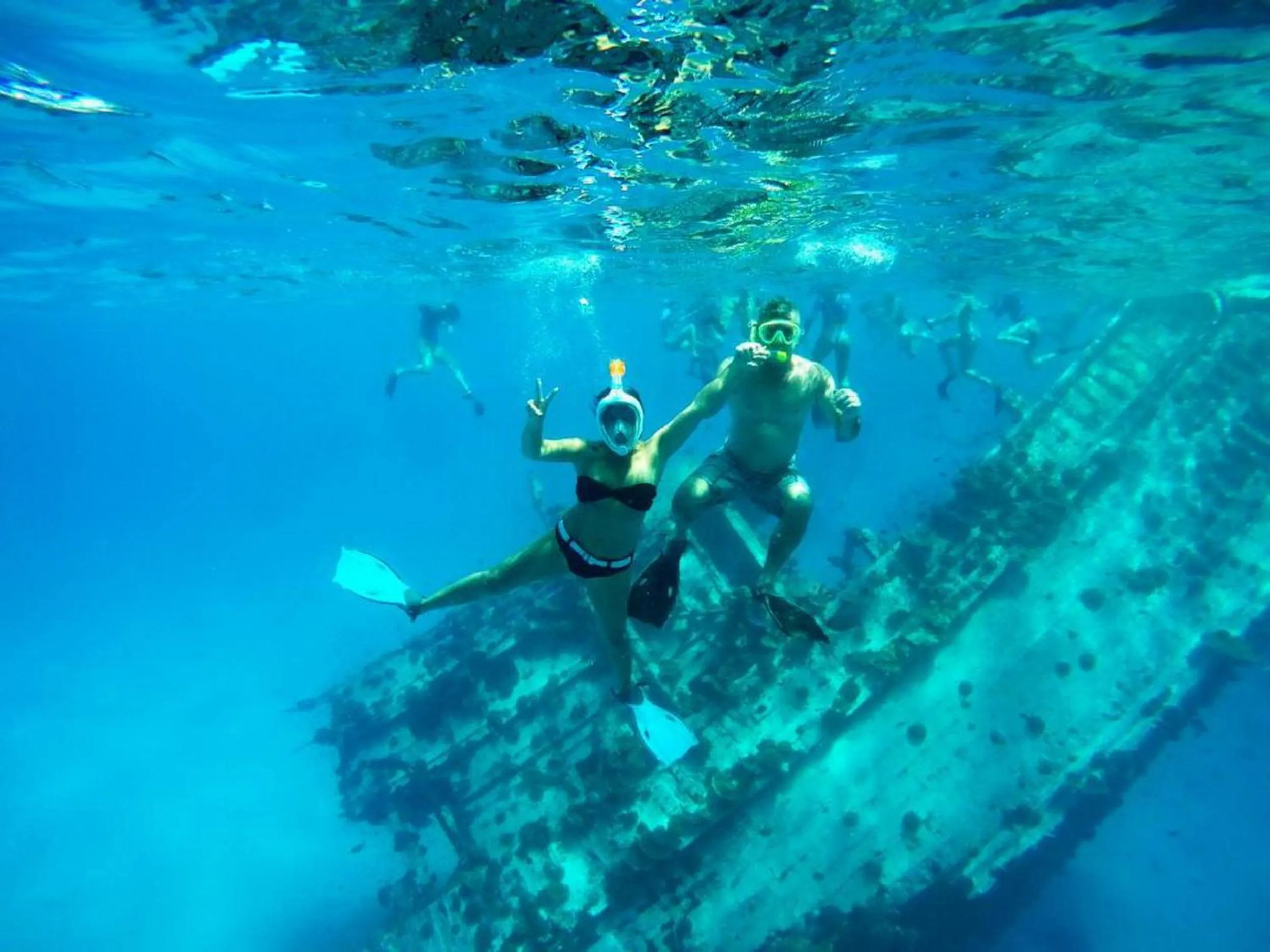 People in Adroit Beach Inn