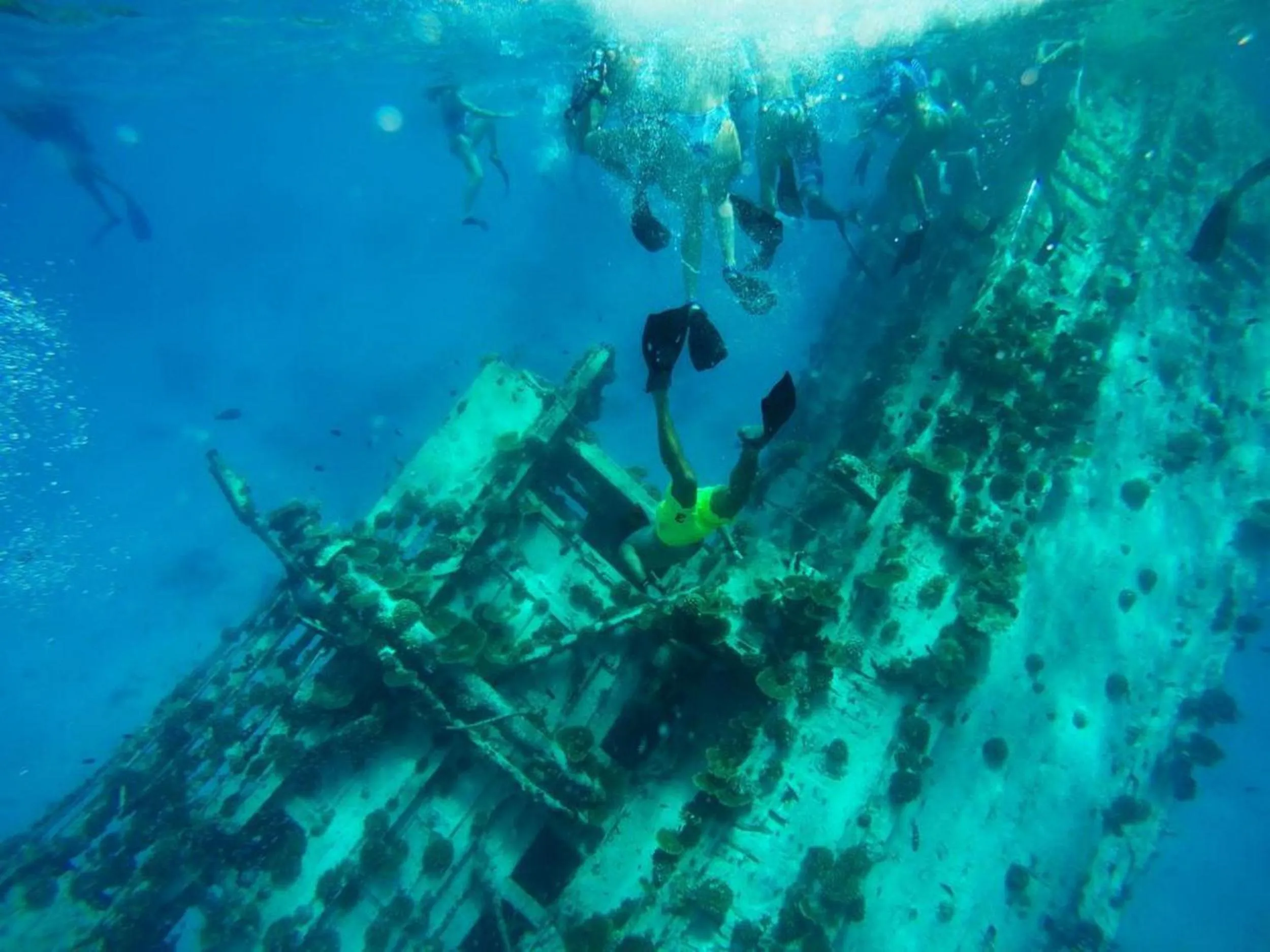 People in Adroit Beach Inn