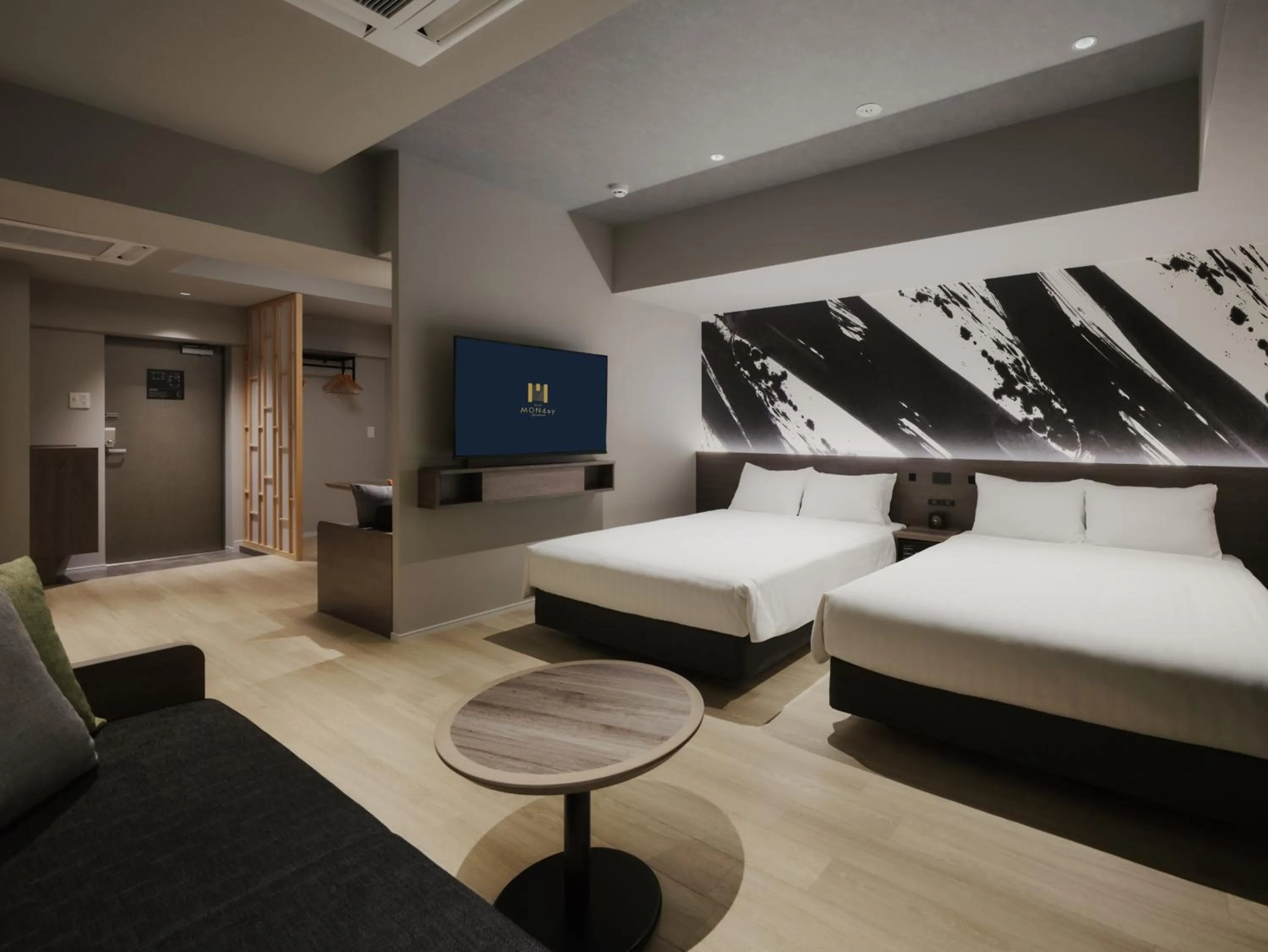 Bed in MONday Apart Premium Asakusa