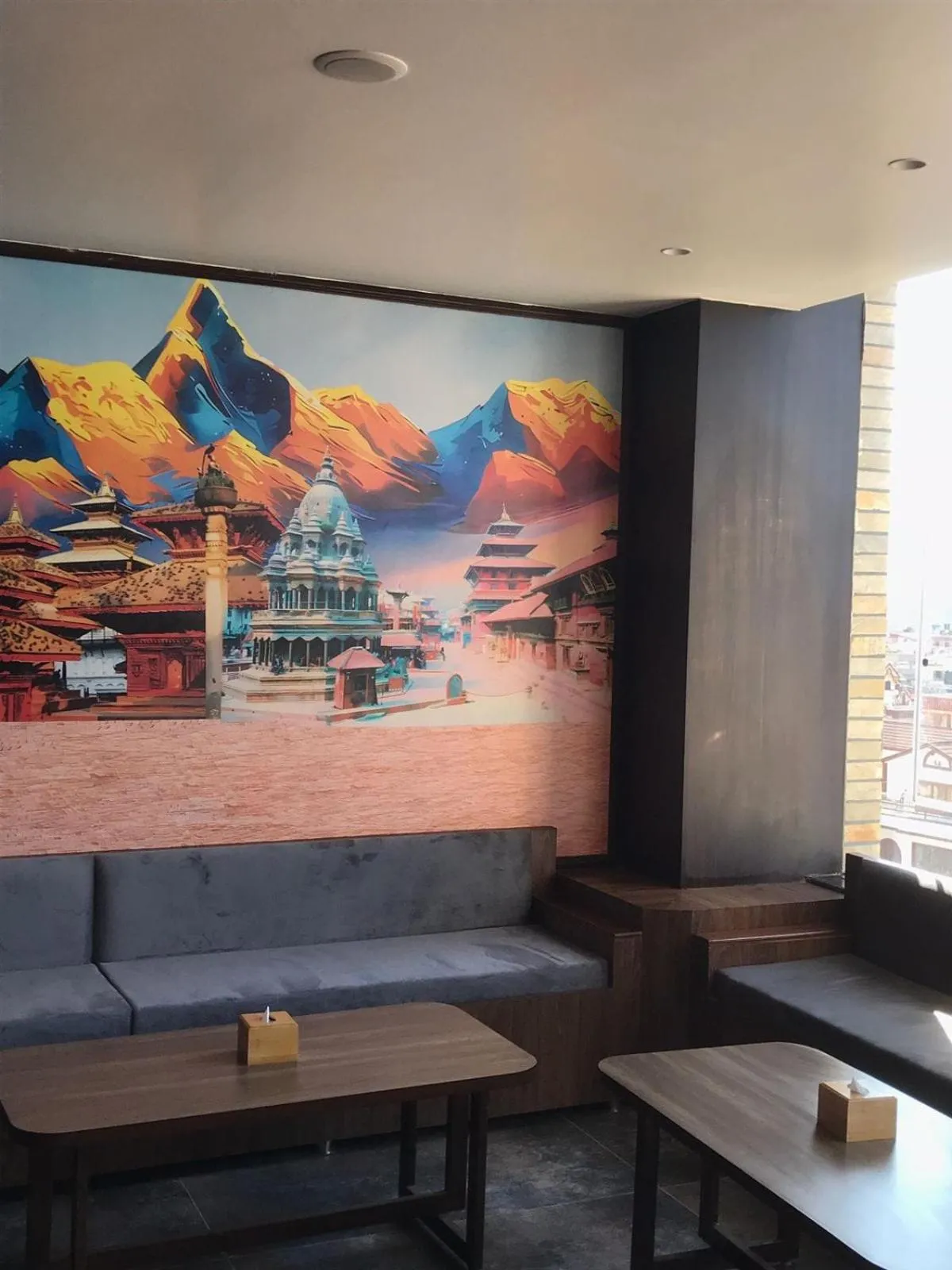 Seating area in Dees Boutique Hotel