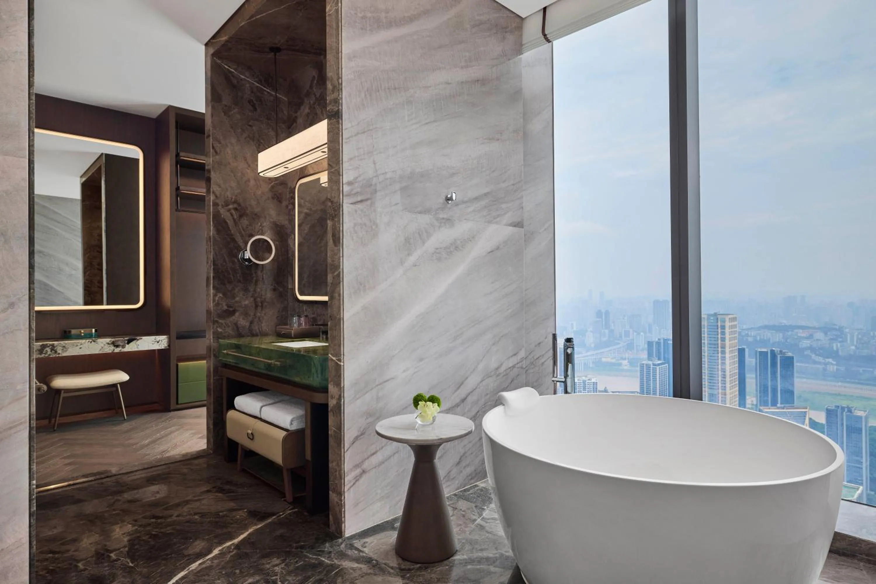 Bath in Conrad Chongqing - Indulge in the magical 8D city landscape