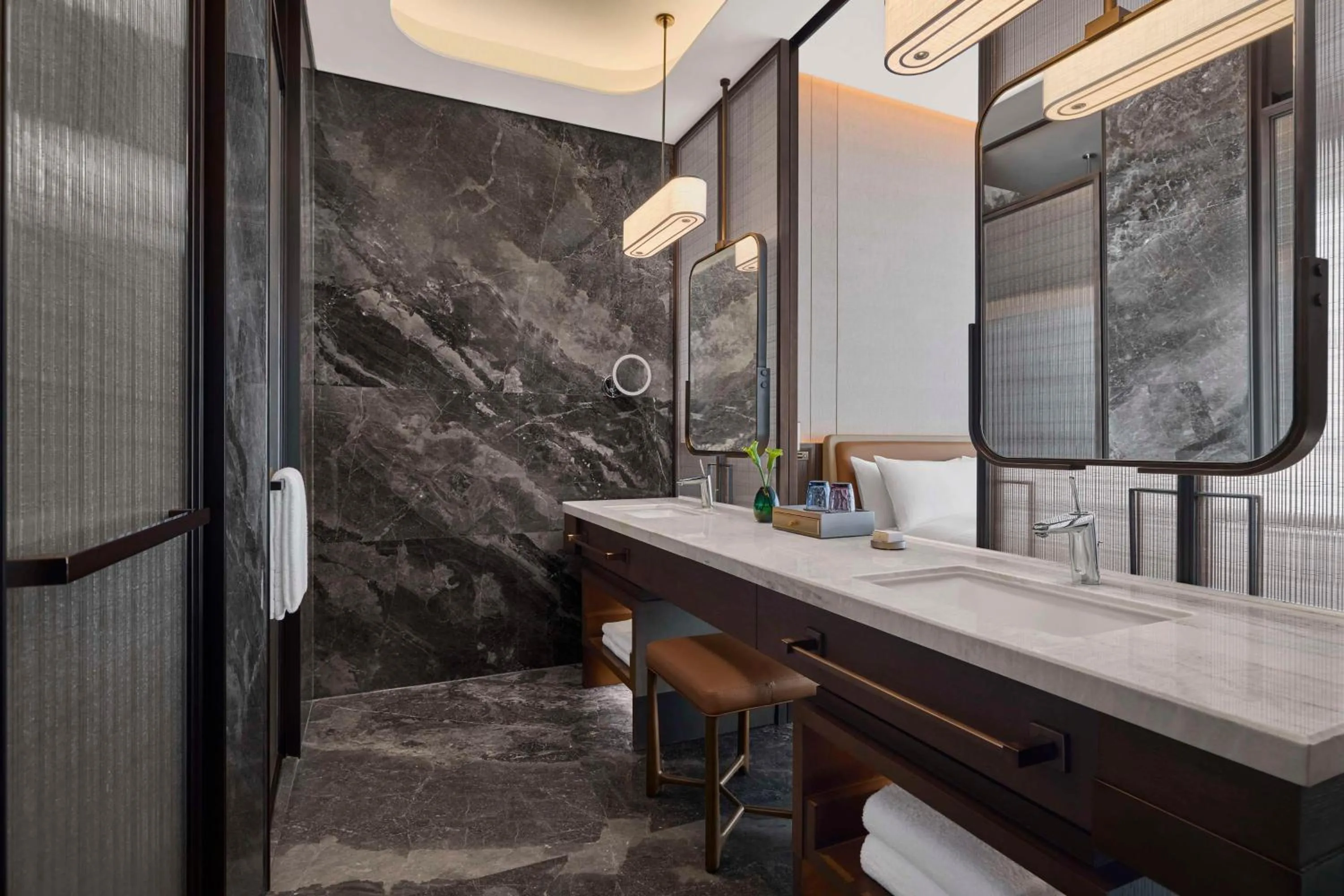 Bathroom in Conrad Chongqing - Indulge in the magical 8D city landscape