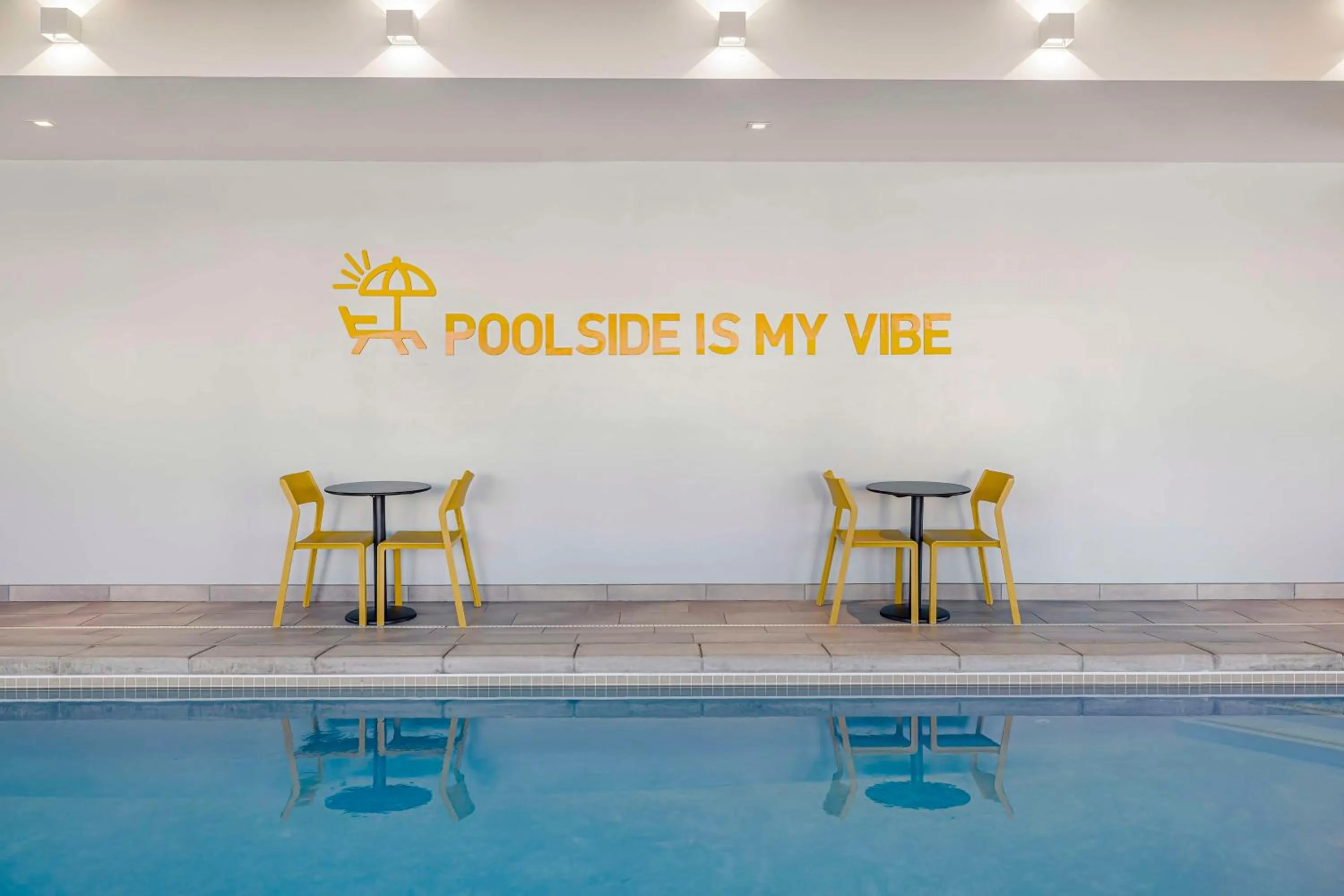 Pool view in Home2 Suites By Hilton Colorado Springs Airport