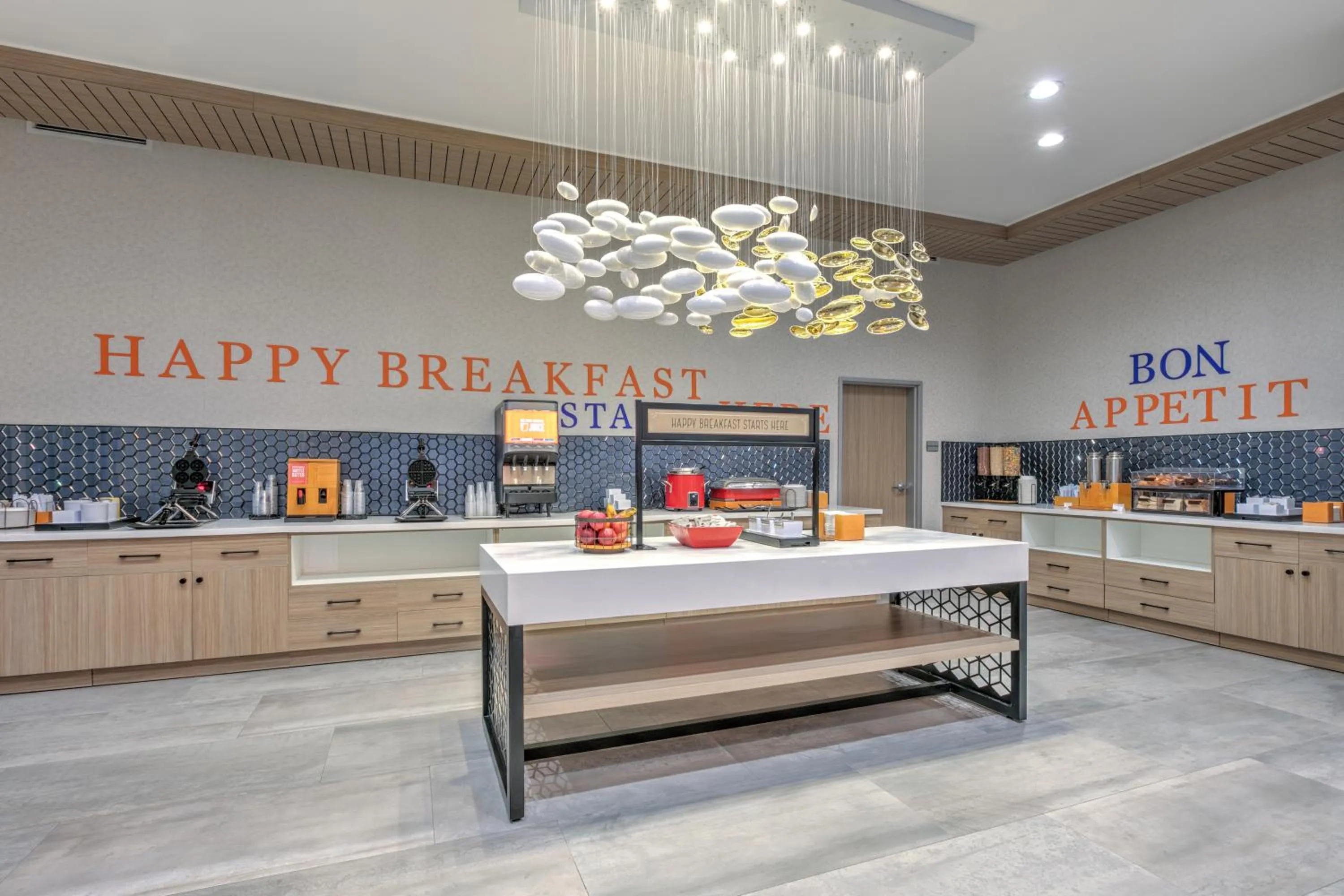 Breakfast in Hampton Inn & Suites by Hilton Shenandoah The Woodlands