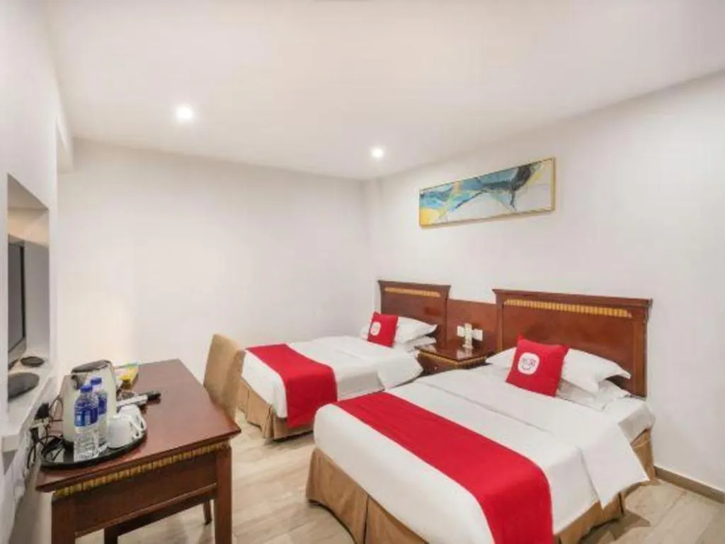 Bed in Nantong GuoDu Hotel