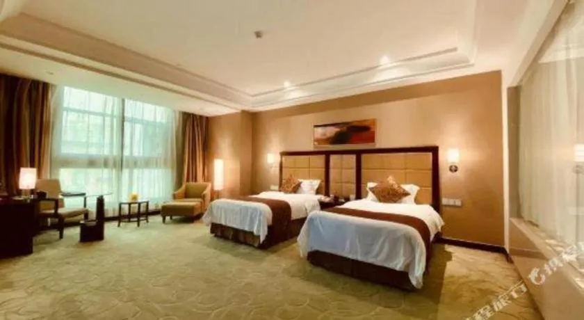 Bed in Zhongzhou International Hotel