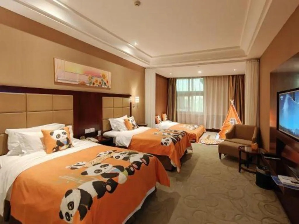 Bed in Zhongzhou International Hotel
