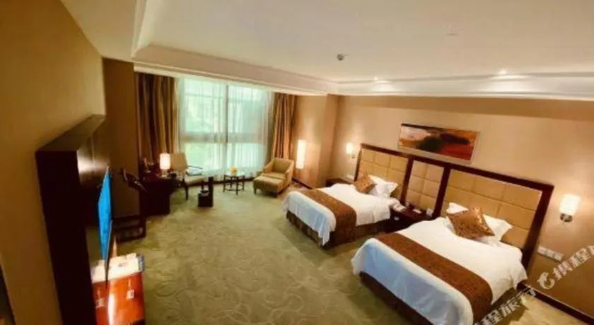 Bed in Zhongzhou International Hotel