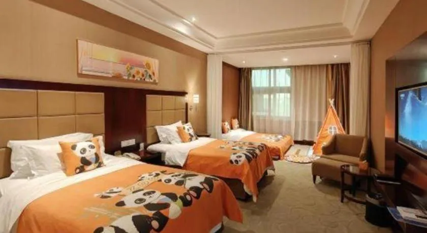 Bed in Zhongzhou International Hotel