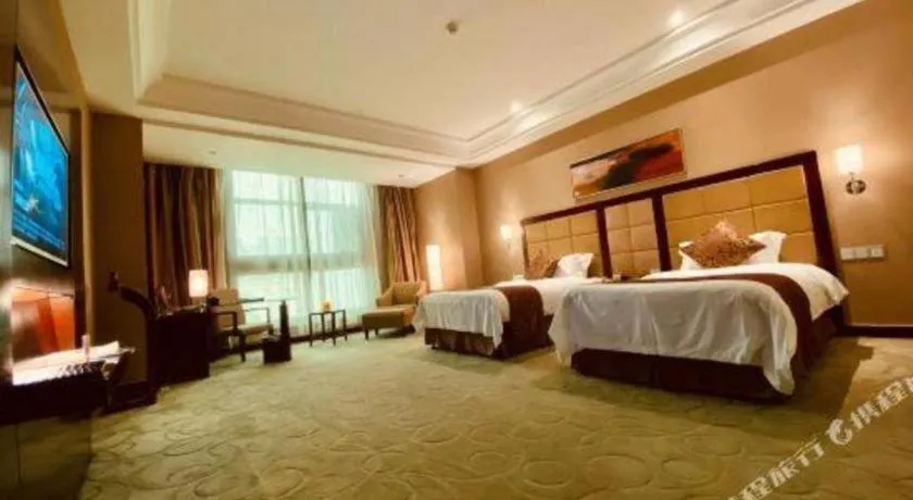 Bed in Zhongzhou International Hotel