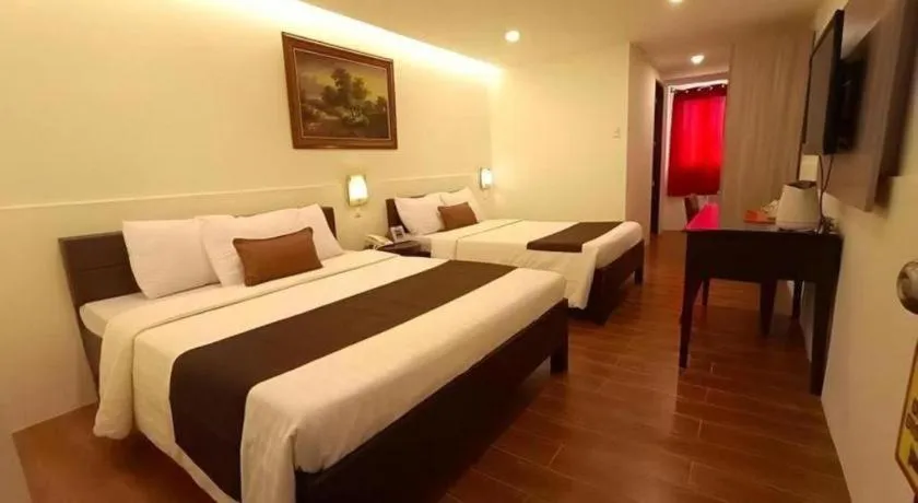 Bed in Hotel Asuncion