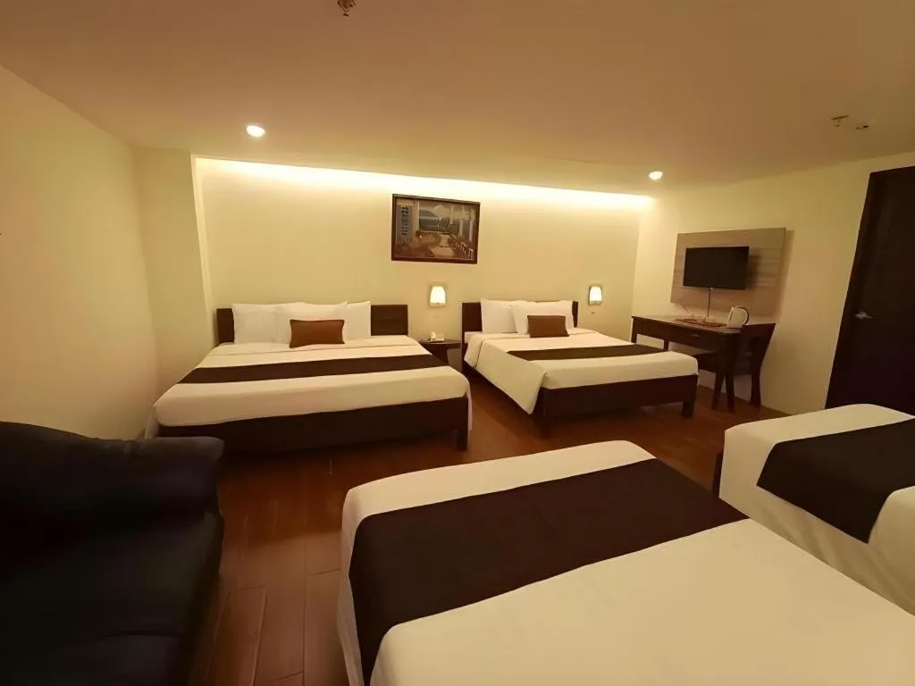 Bed in Hotel Asuncion