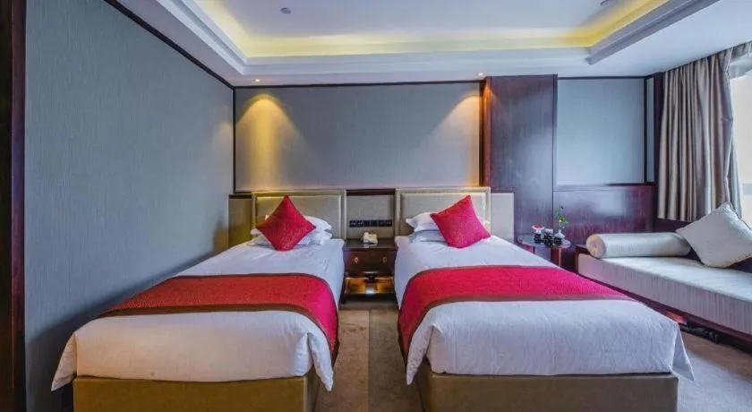 Bed in Shaoxing Yintai Hotel