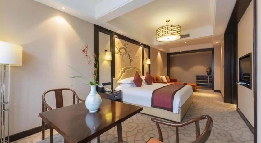 Bed in Shaoxing Yintai Hotel