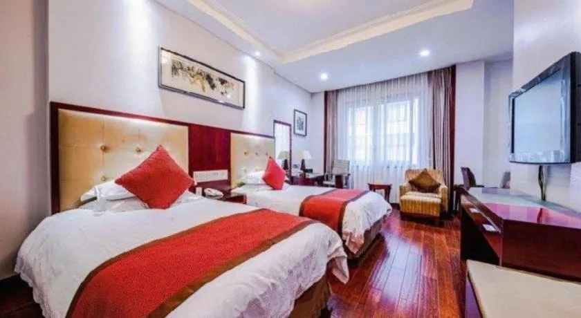 Bed in Shaoxing Yintai Hotel