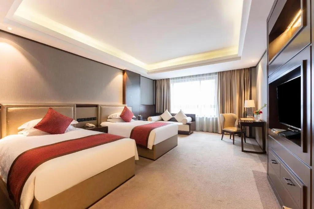 Bed in Shaoxing Yintai Hotel