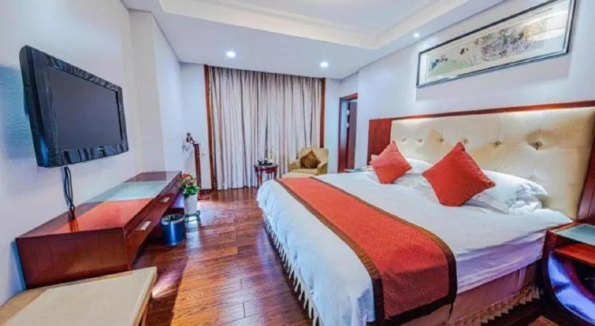 Bed in Shaoxing Yintai Hotel