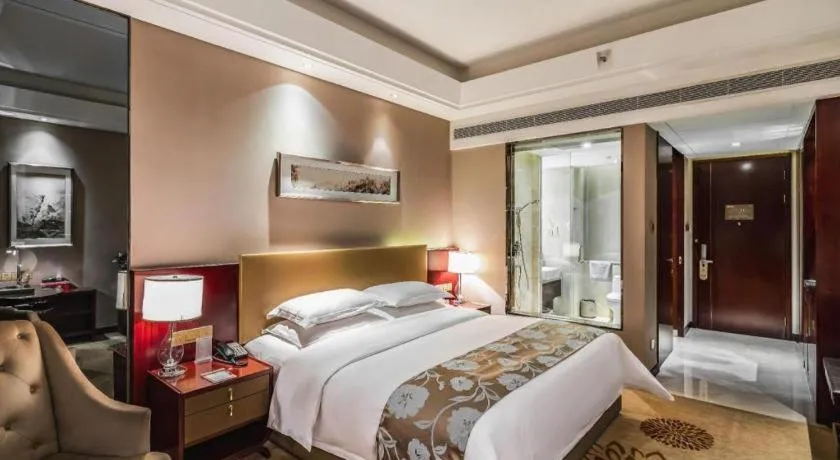 Bed in Zhengzhou Swan City International Hotel