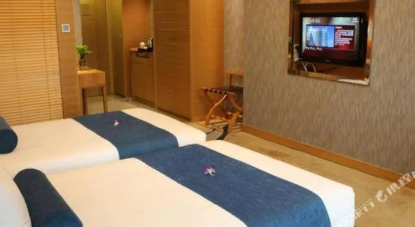 Bed in Ningbo East Shipu Hotel
