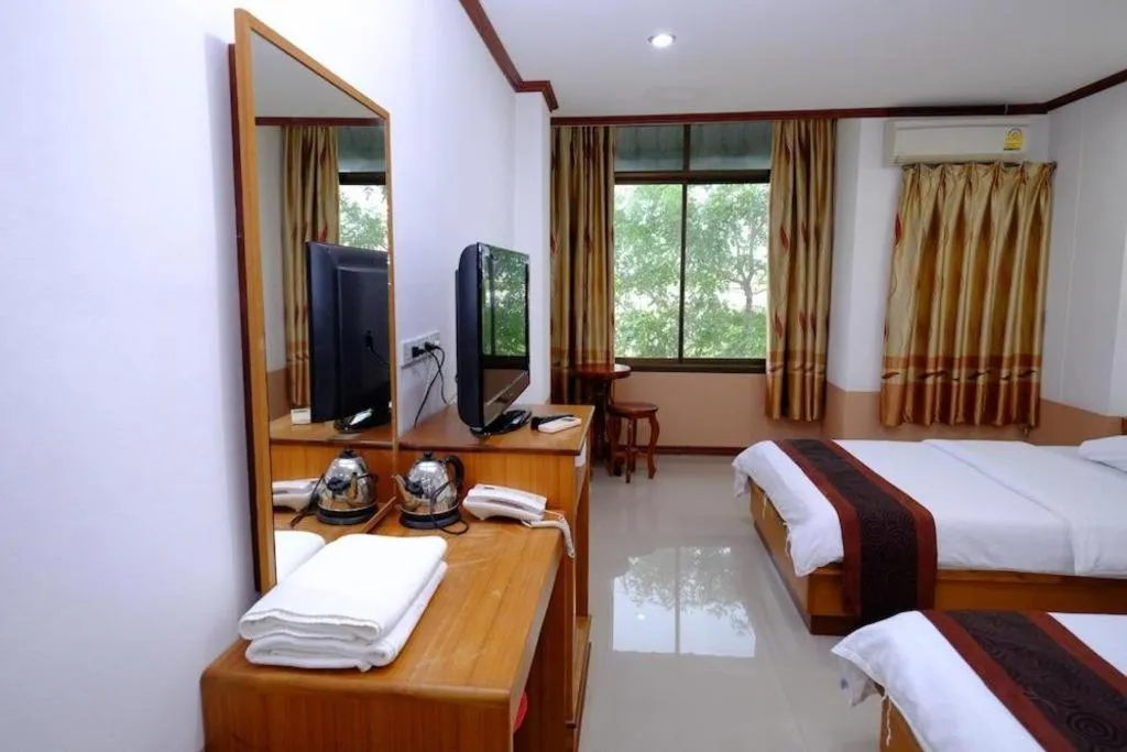 Bed in PC Palace Hotel