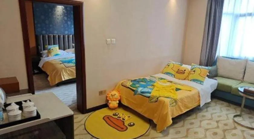 Bed in Lian Yun Hotel