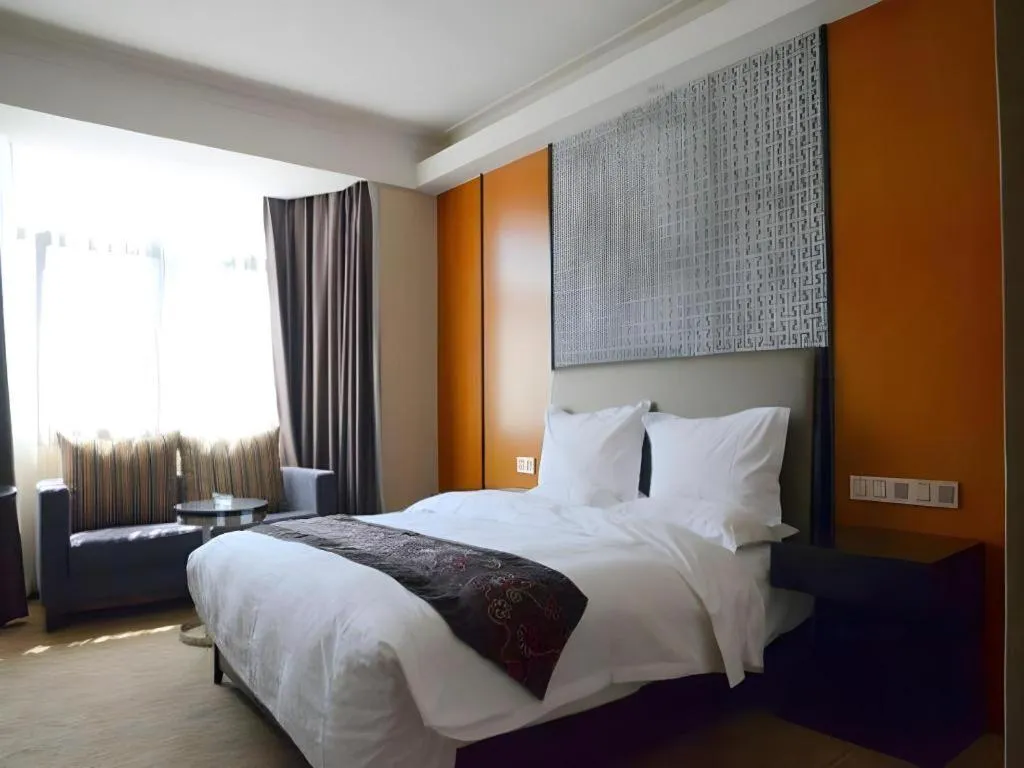 Bed in Lian Yun Hotel