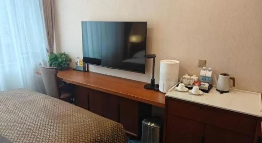 Bed in Lian Yun Hotel