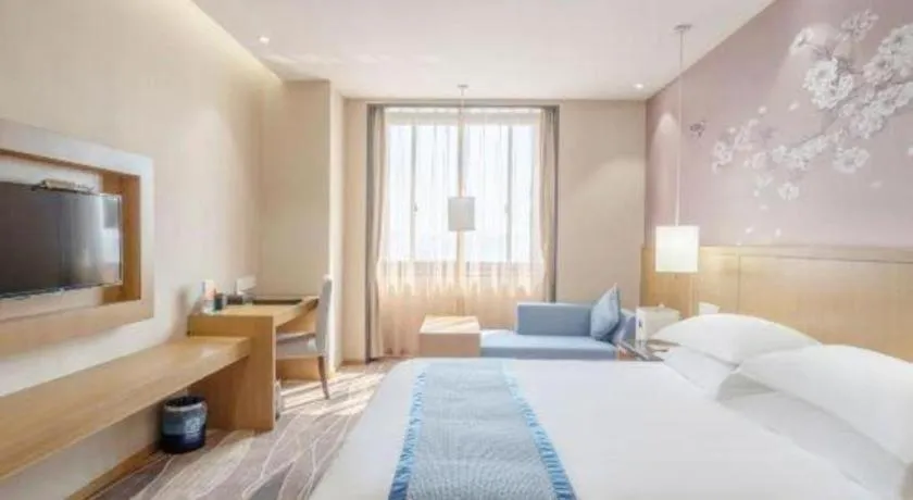 Bed in Huzhou Zhebei Hotel