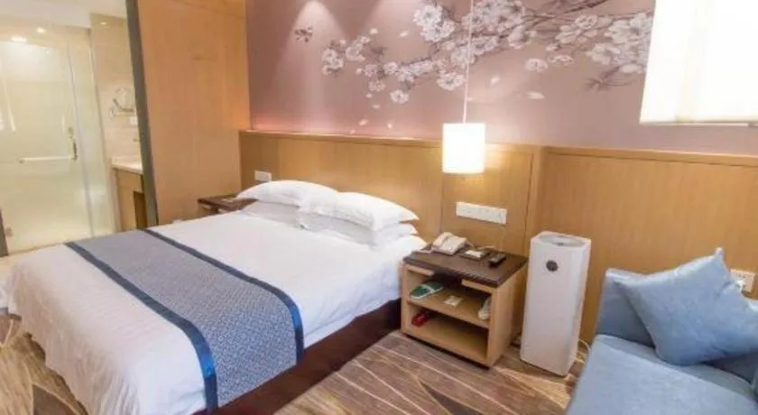 Bed in Huzhou Zhebei Hotel