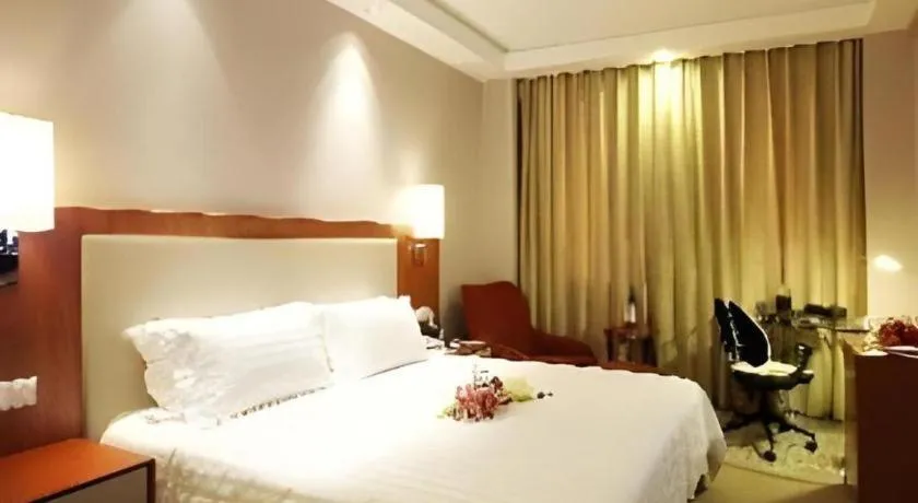 Bed in Huzhou Zhebei Hotel