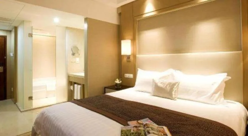 Bed in Huzhou Zhebei Hotel