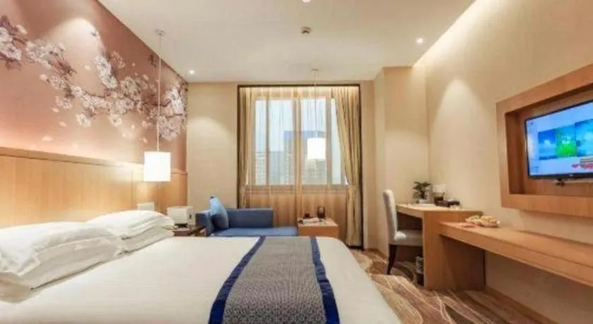 Bed in Huzhou Zhebei Hotel