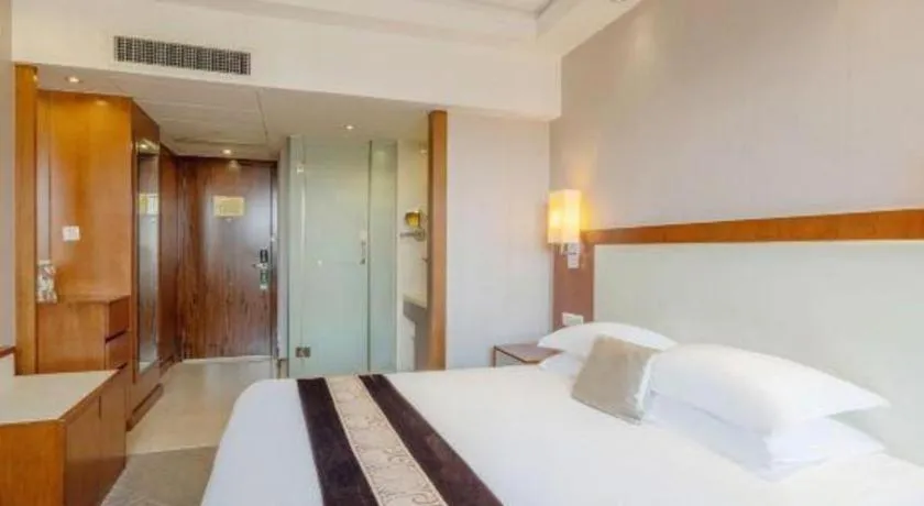 Bed in Huzhou Zhebei Hotel