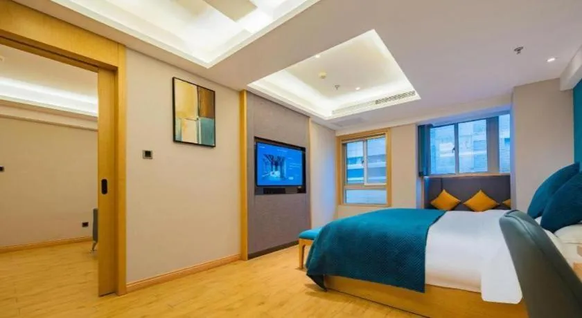 Bed in Xian Katie Eastman Hotel