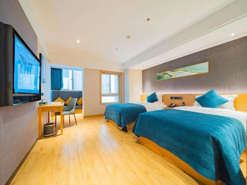 Bed in Xian Katie Eastman Hotel