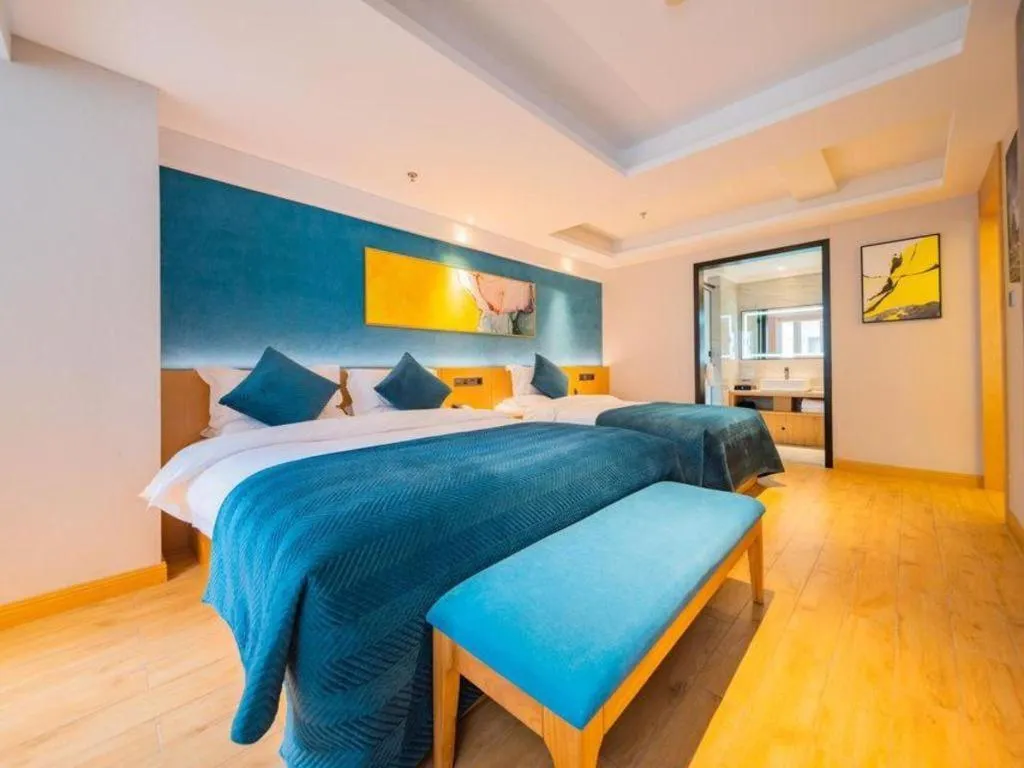 Bed in Xian Katie Eastman Hotel