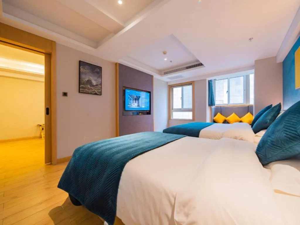 Bed in Xian Katie Eastman Hotel