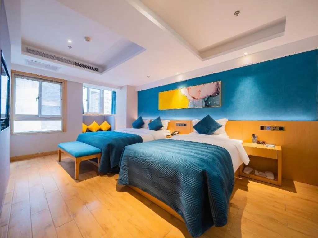 Bed in Xian Katie Eastman Hotel