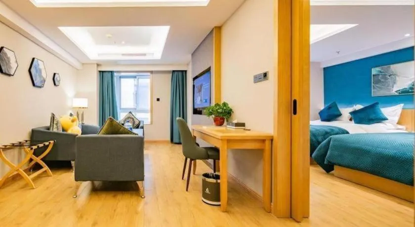 Bed in Xian Katie Eastman Hotel