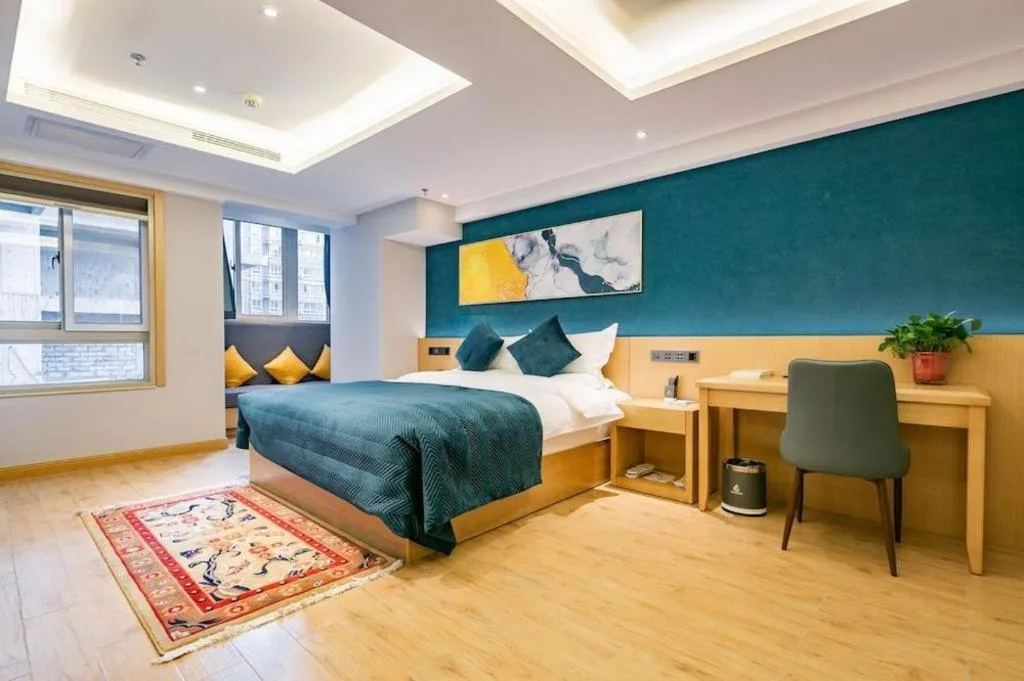 Bed in Xian Katie Eastman Hotel