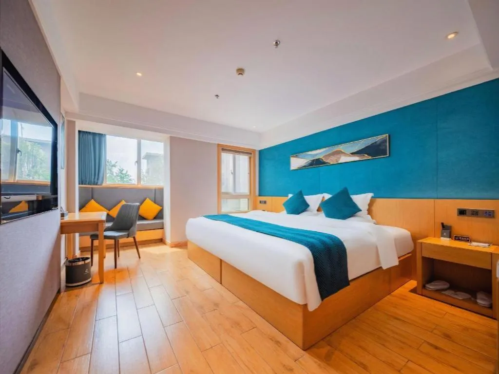 Bed in Xian Katie Eastman Hotel