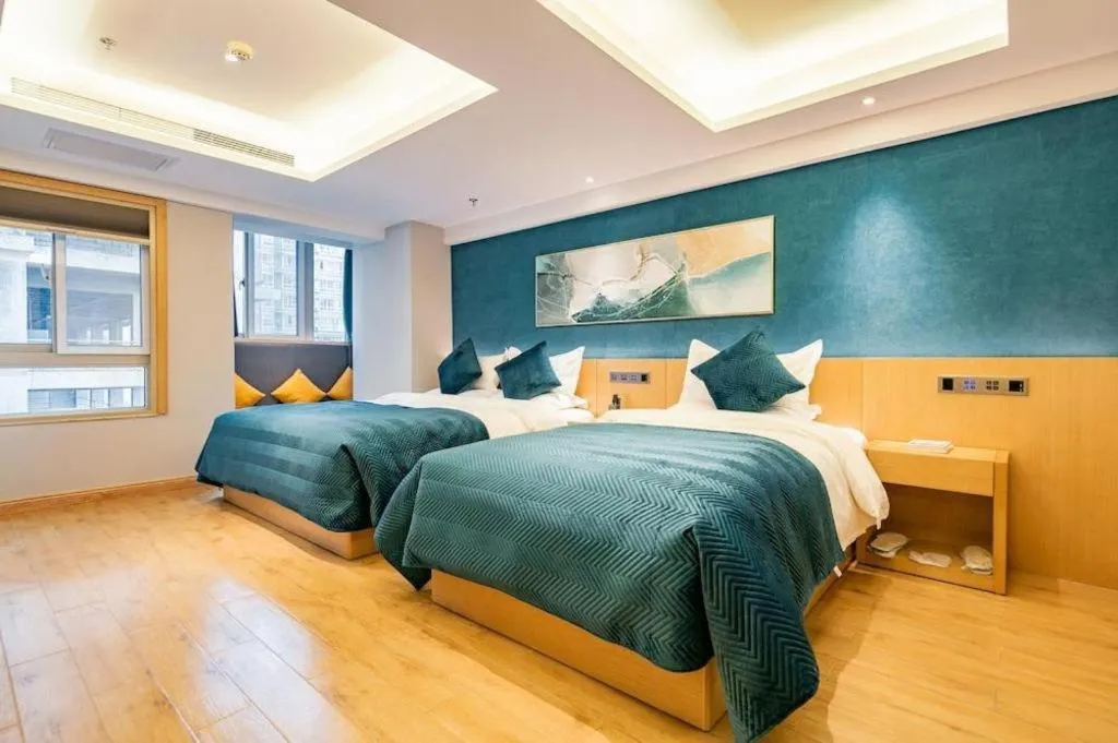 Bed in Xian Katie Eastman Hotel