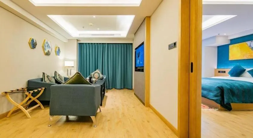 Bed in Xian Katie Eastman Hotel